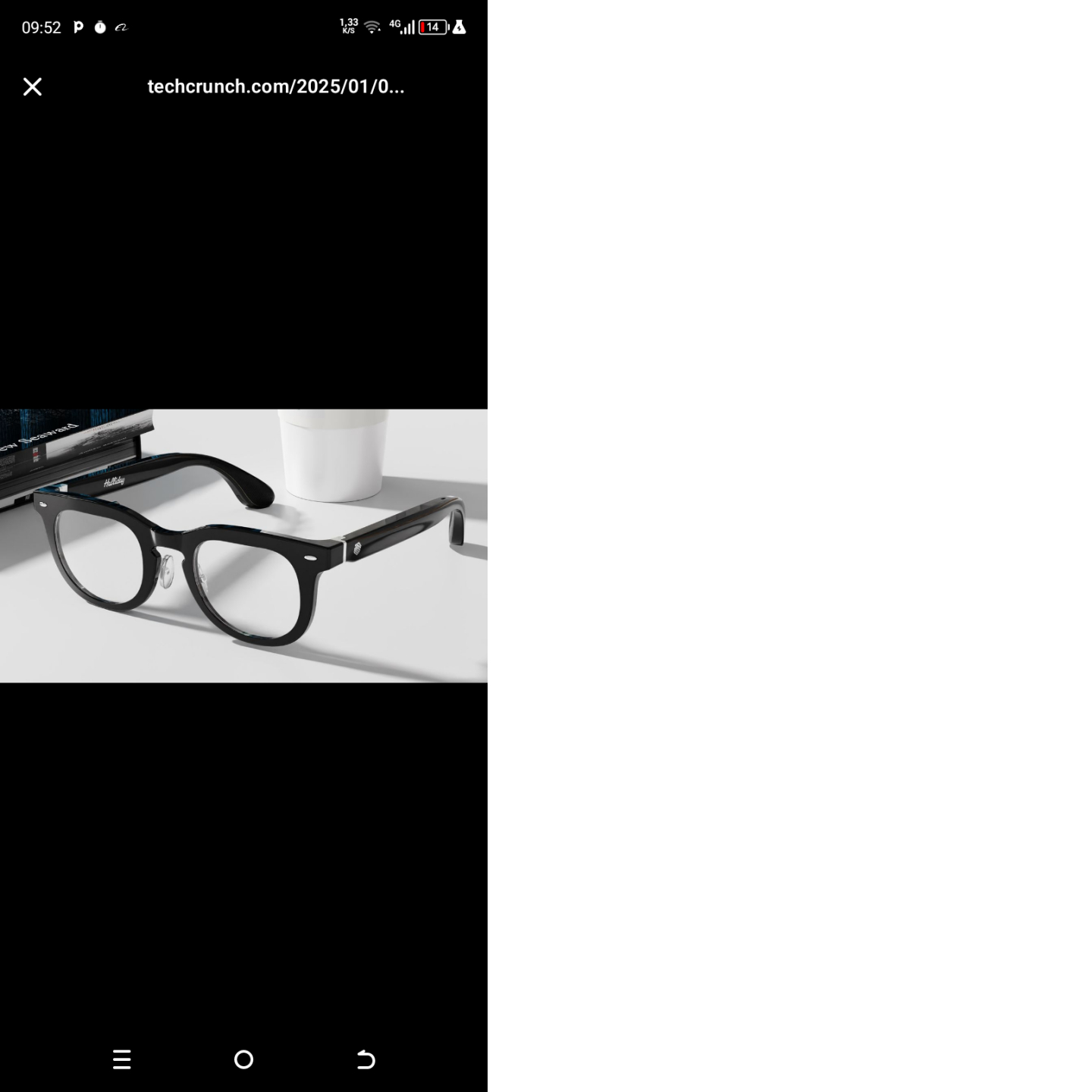 Lunettes connectées intelligent 