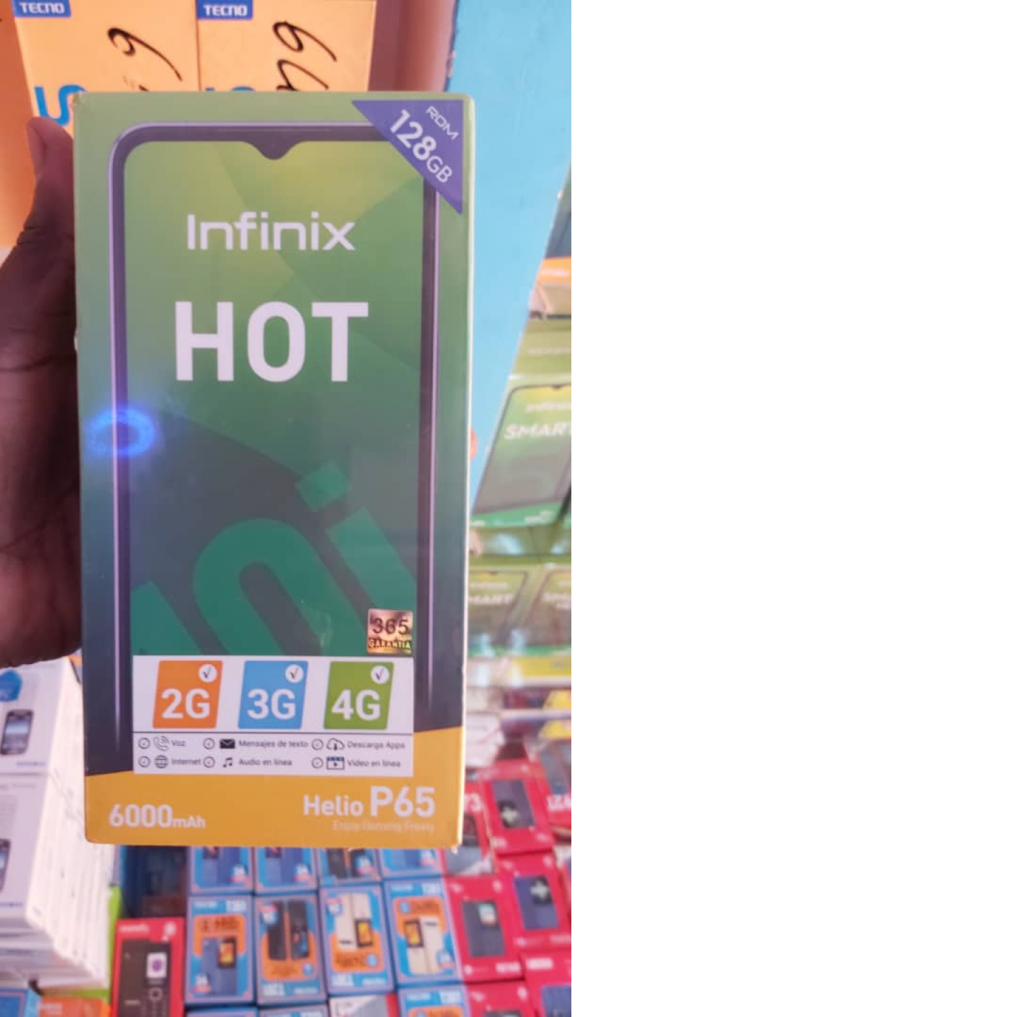 Infinix Hot 128g de disque et 4g de ram