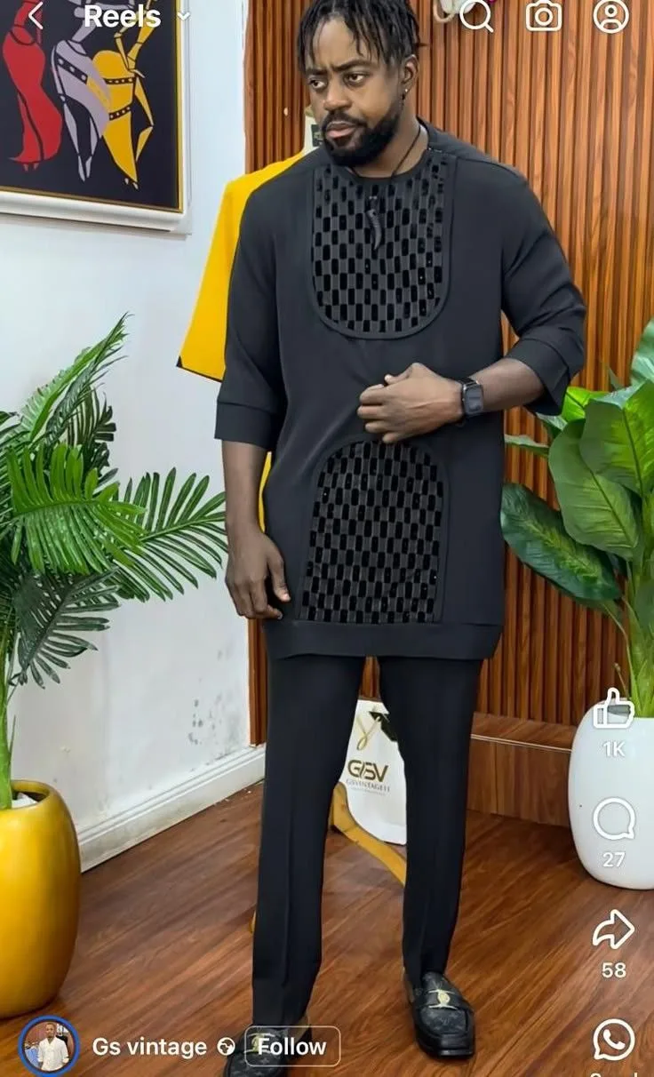 Tissu africain d'homme 