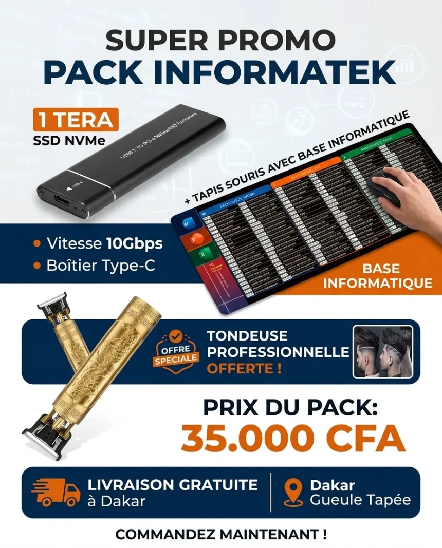 Pack accessoires informatique 