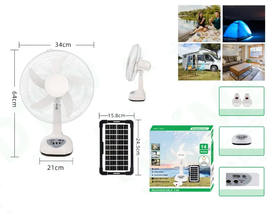 Fan rechargeable 
