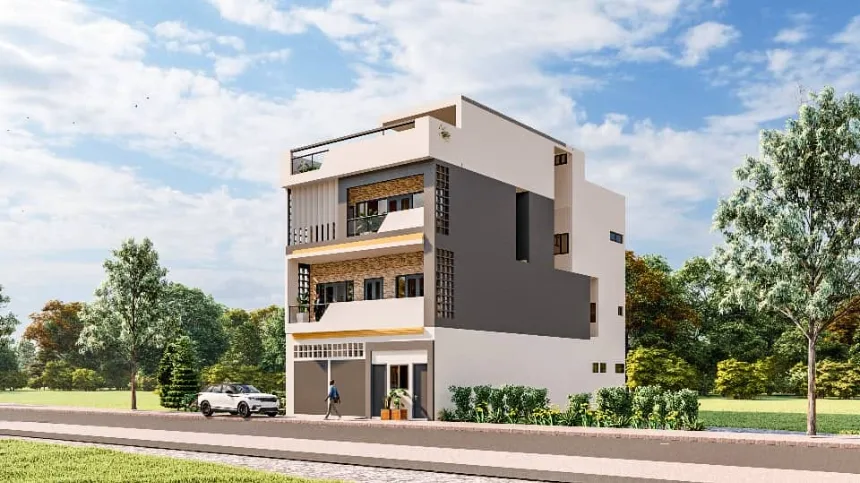 Immeuble à 2 étages duplex 