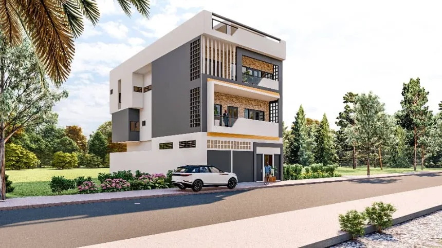 Immeuble à 2 étages duplex 