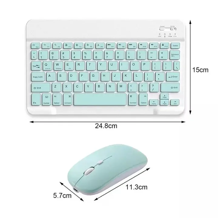 Clavier sans fil avec souris et USB 