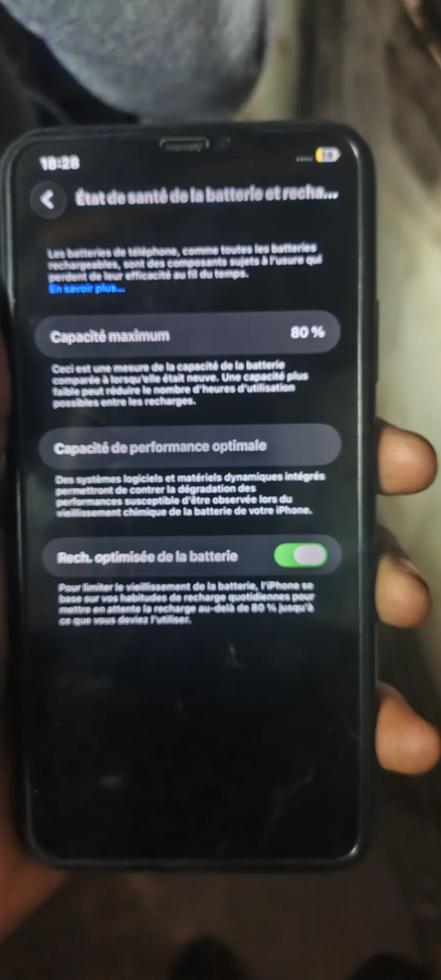 Téléphone iphone 11 pro mqx