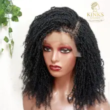Perruque tresse kinky curly