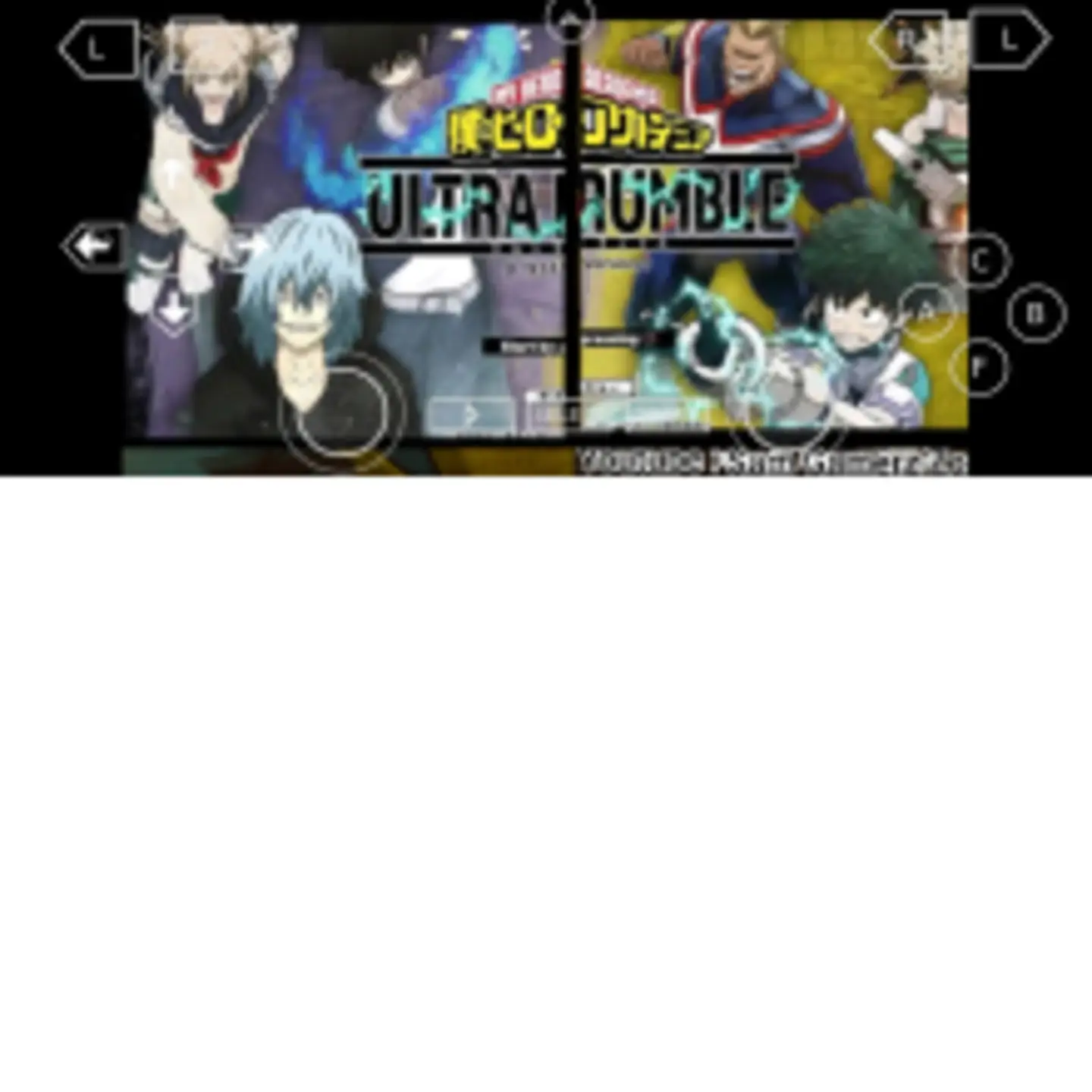 M'y héro académie battle ultra Rumble ppsspp androïd 